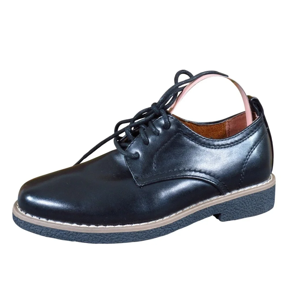 Deer Stags Zander Toddler Boys Oxford Shoes Size 12M Dress Wedding Formal Black